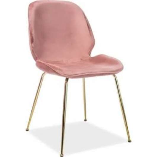 2 st Adrien matstol - Rosa sammet - Klädda & stoppade stolar, Matstolar & Köksstolar, Stolar