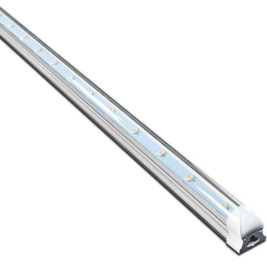 20W LED-Växtlampa, lysrör + armatur, Full-spektrum, 120cm, seriekoppling,  120° belysningsvinkel