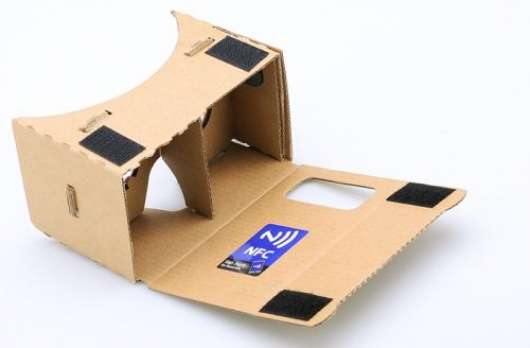 3D-glasögon, VR-headset av kartong för iPhone och Android enheter