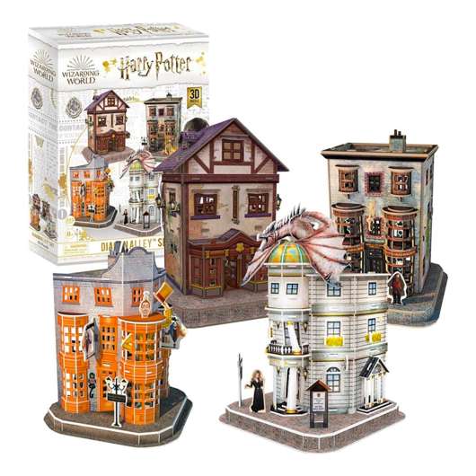 3D Pussel Harry Potter Diagon Alley 4 in 1