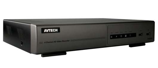 4-kanalig NVR för IP-kameror med ONVIF-stöd, Push-larm, POE, FullHD