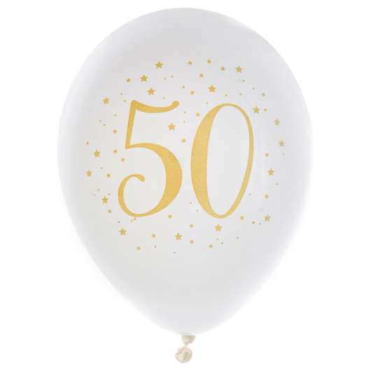 50 Års Ballonger Stjärnor