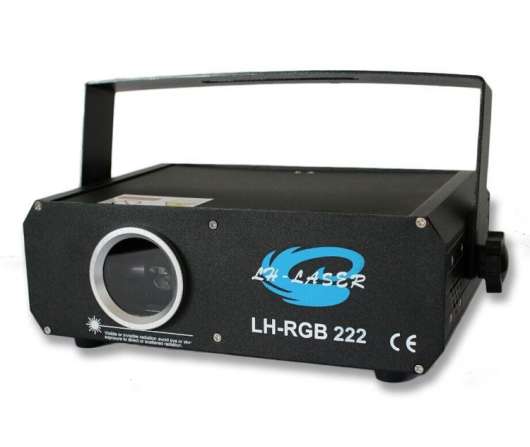 500mW RGB Laser-projektor, DMX, animerad grafik, inkl. grafikprogramvara och 649 animationer/effekter