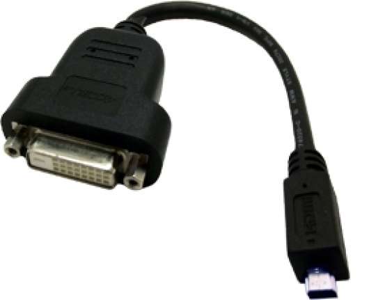 Accell, Micro HDMI till DVI-adapter, svart