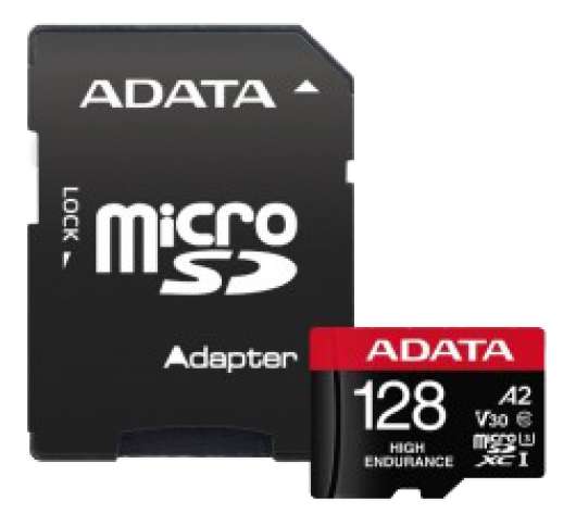 Adata 128gb uhs-i u3 v30s high microsd w/adapter