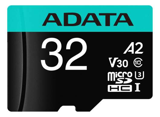 ADATA 32GB MicroSDHC UHS-I U3 V30S A2 R/W:100/70 MB/s