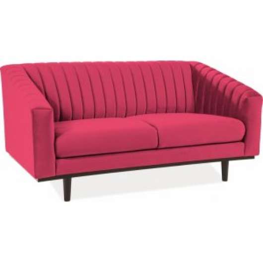 Alden 2-sits soffa - Röd sammet - 2-sits soffor, Soffor