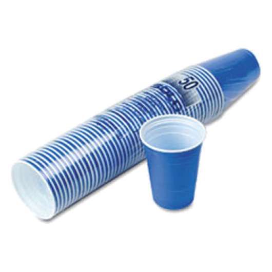 American Party Cups - 50-pack Blåa