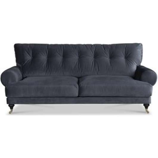 Andrew 3-sits soffa sammet