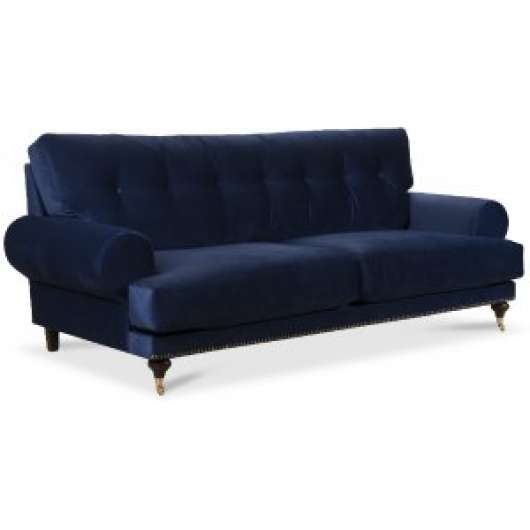 Andrew Deco 3-sits soffa - Mörkblå