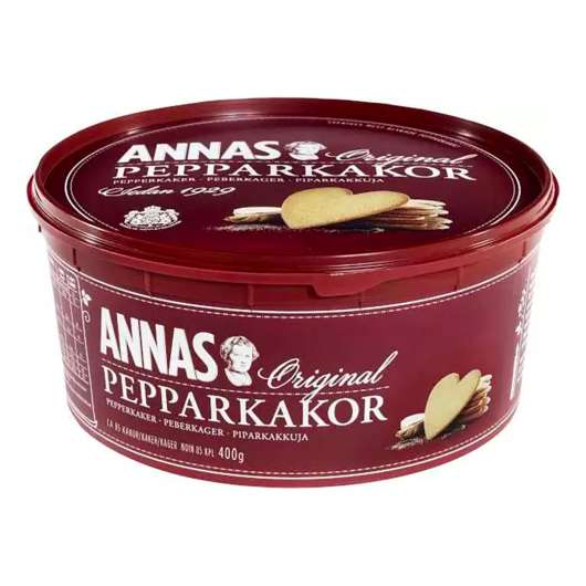 Annas Pepparkakor Original Hjärtformade - 400 gram