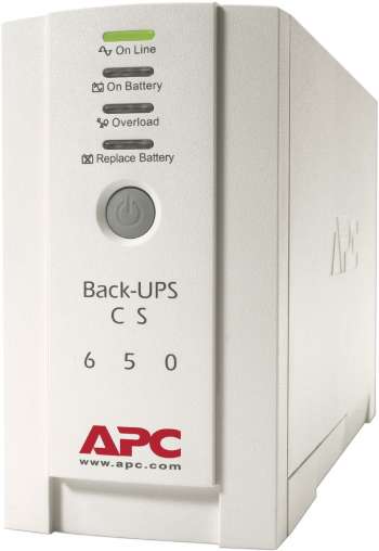 APC Back-UPS CS 650, 650VA 400W, 4 uttag, USB-port