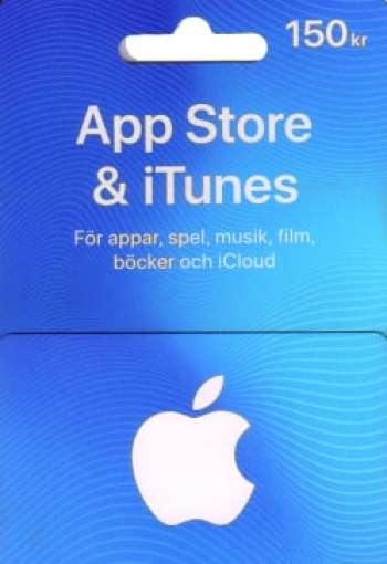 App Store & iTunes Wallet Code 150 SEK