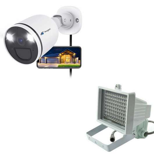 Asgari Asgari 1440PRO Smartcam + 80m IR Mörkersyn