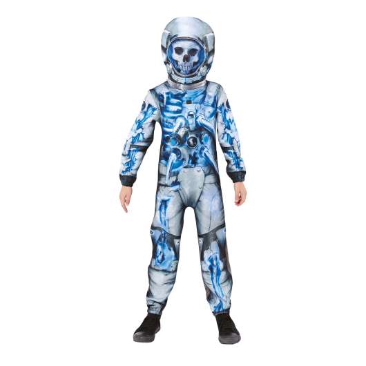 Astronaut Skelett Barn Maskeraddräkt - Large