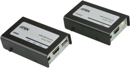 ATEN HDMI och USB-förlängare över Ethernet, 3D, 60m, HDCP, svart