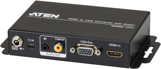 ATEN VC812, signalomvandlare från HDMI till VGA och ljud, 1080p, sv