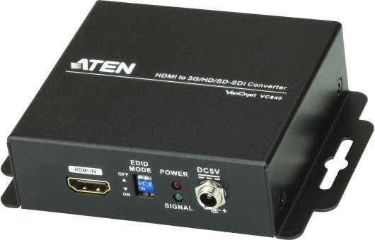 Aten VC840 HDMI till 3G/HD/SD-SDI omvandlare, svart