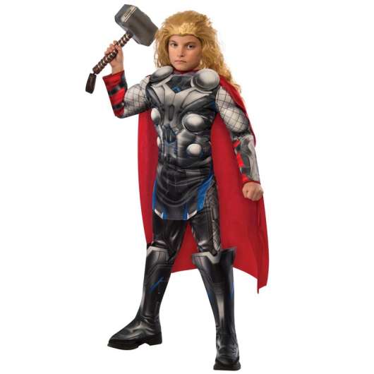 Avengers Thor Dräkt Barn Deluxe (Small)
