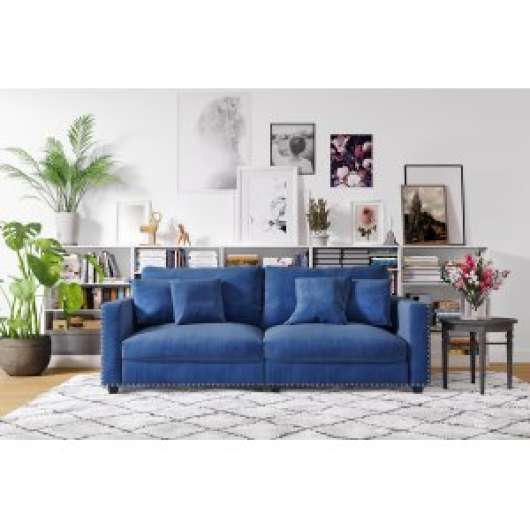 Avenue 4-sits soffa med nitar - Valfri färg