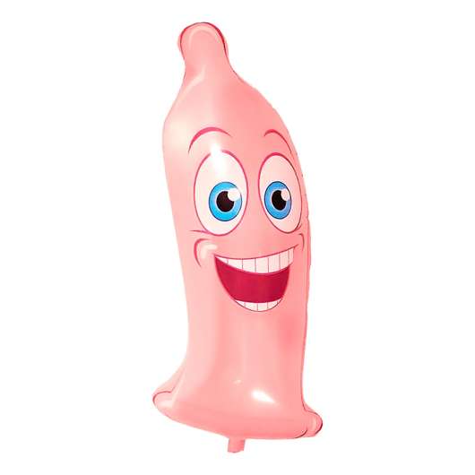 Ballong Kondom med Ansikte