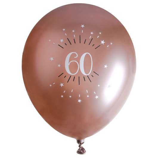 Ballonger 60 År Birthday Party Roseguld