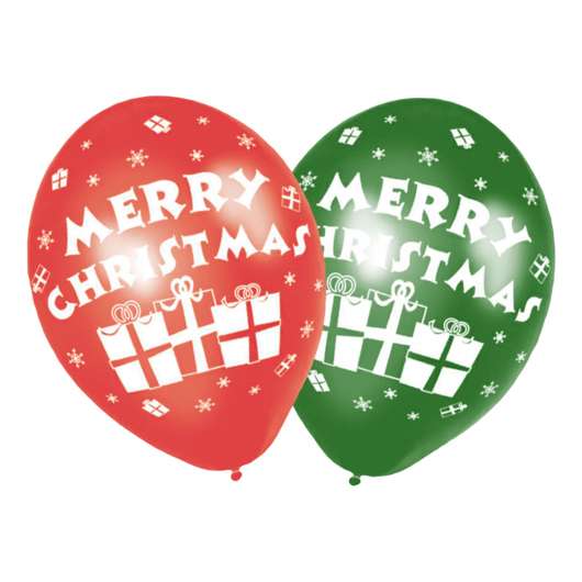 Ballonger Merry Christmas - 6-pack