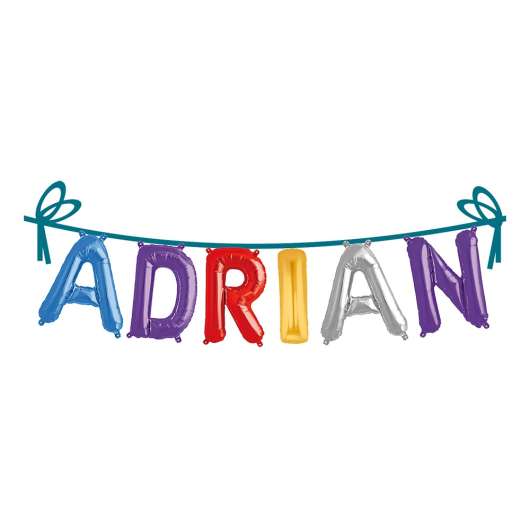 Ballonggirlang Folie Namn - Adrian
