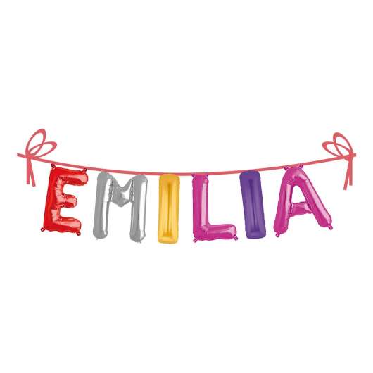 Ballonggirlang Folie Namn - Emilia