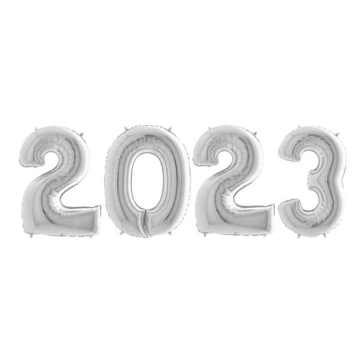 Ballongkit 2023 Silver Metallic