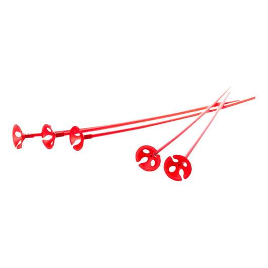 Ballongpinnar Röda - 50-pack