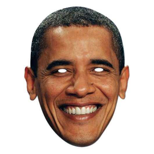 Barack Obama Pappmask - One size