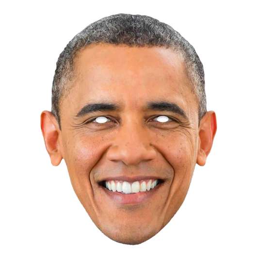 Barack Obama Pappmask