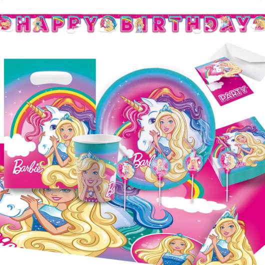Barbie Dreamtopia Kalaspaket Deluxe 8 Pers