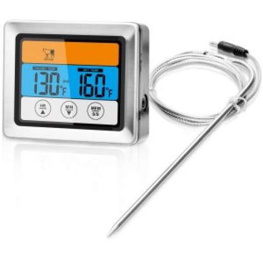 Basis stektermometer - Blank/svart