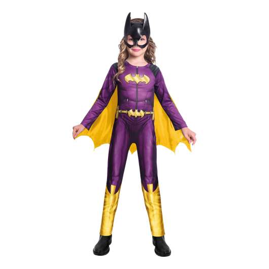 Batgirl Comic Barn Maskeraddräkt - Large