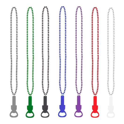 Beads med Kapsylöppnare - Blå