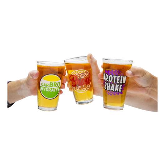 Beer Bros Ölglas - 3-pack
