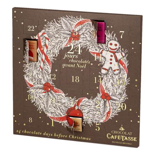 Belgisk Lyx Chokladkalender - 168 gram