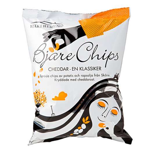 Bjäre Chips Cheddar - 200 gram