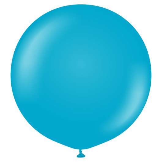 Blå Gigantiska Latexballonger Blue Glass 2-pack