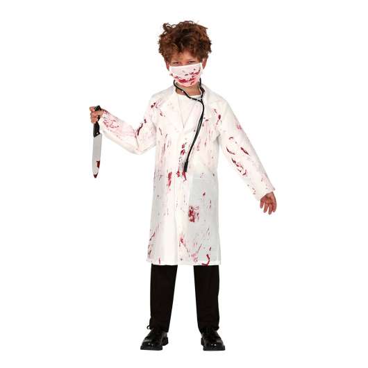 Blodig Läkare Barn Maskeraddräkt - Medium