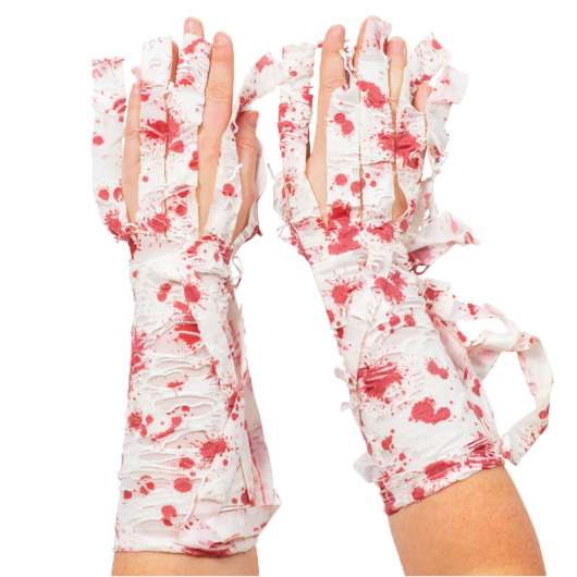 Blodiga Bandage Handskar