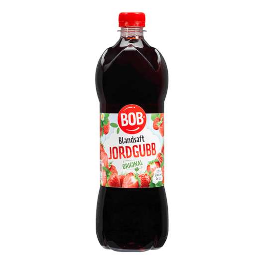 BOB Blandsaft Jordgubb - 0,95 liter