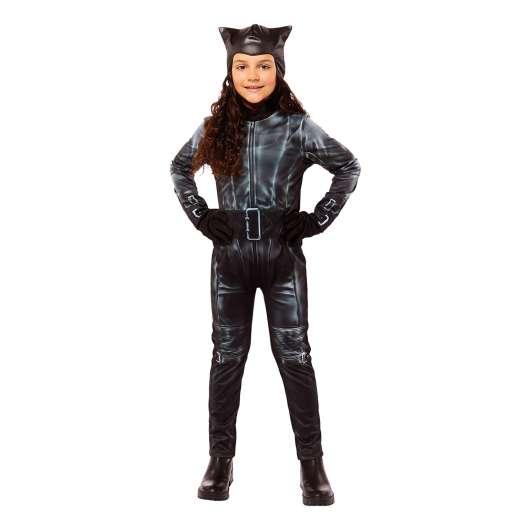Catwoman The Movie Barn Maskeraddräkt - X-Large