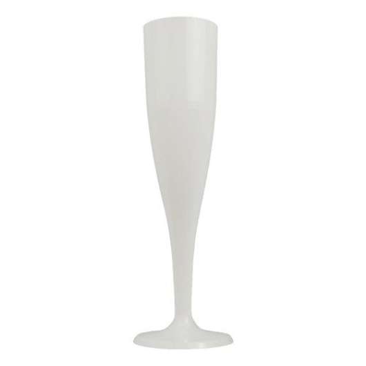 Champagneglas i Plast - 6-pack Vit