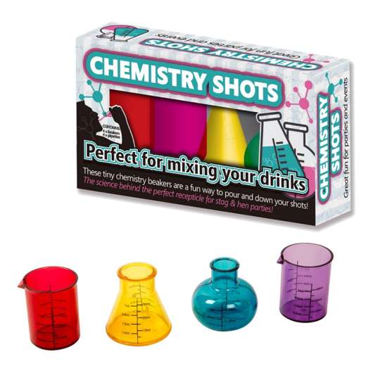 Chemistry Shots Shotglas - 4-pack