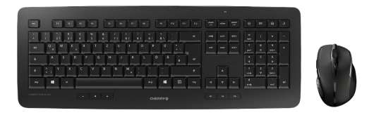 Cherry DW 5100, Trådlöst kit tangentbord och mus, LPK-brytare, svart R