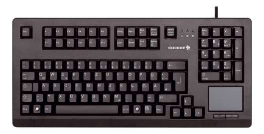 Cherry G80-11900, Mekaniska MX brytare, nordisk layout, USB, svart