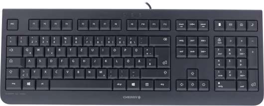 CHERRY KC1000, tysk layout, USB, 1,8m kabel, svart